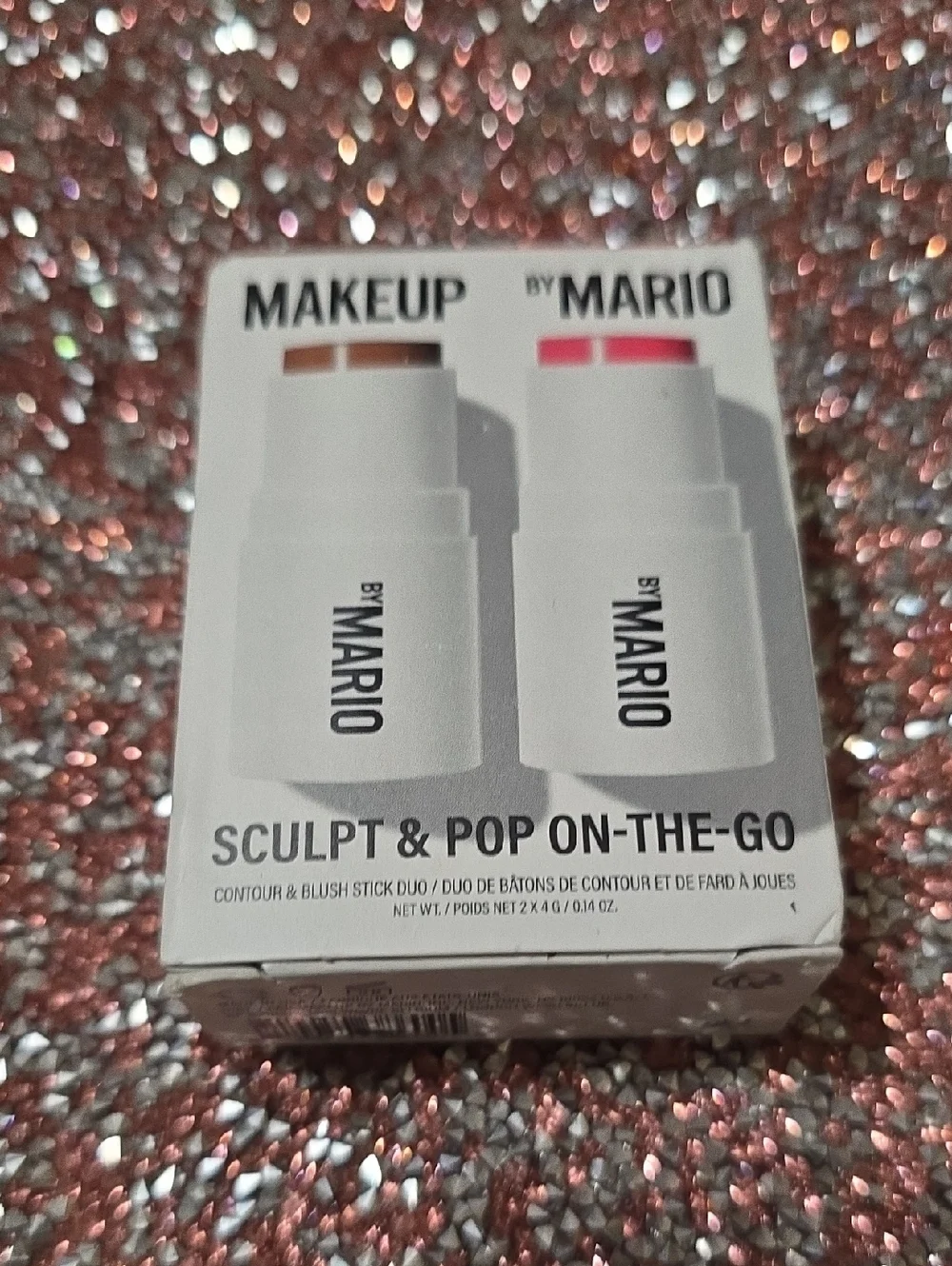 ❇️🧚‍♀️Makeup By Mario Contour & Blush Stick Duo DARK & RASPBERRY NWT